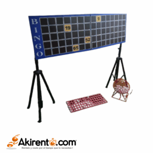 Alquiler Juego de Bingo Grande Akirento