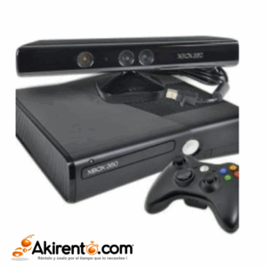 Alquiler Xbox 360 Slim + kinet Negro