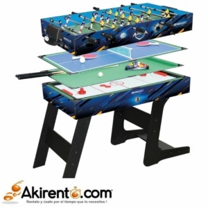 Alquiler de Mesa Multijuegos 4 en 1